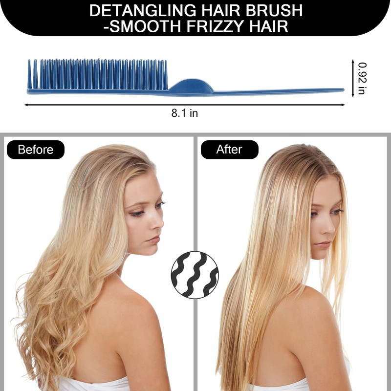 SIMPOR 3 Row Hair Comb for Natural Detangling, Hair Styling