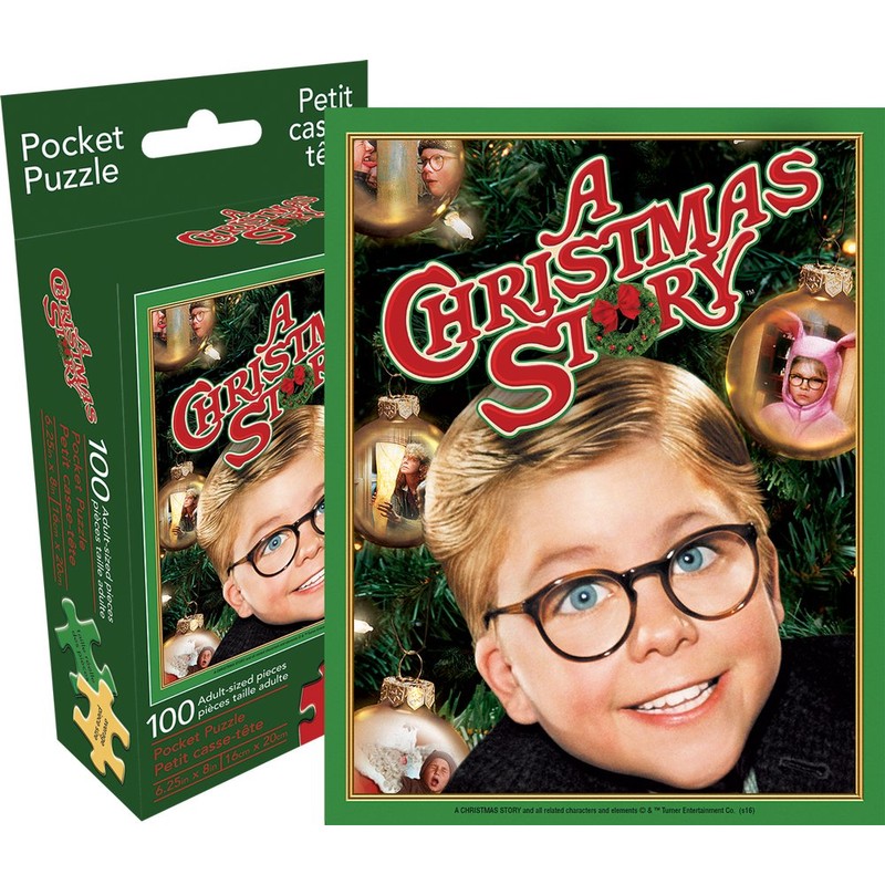 Aquarius A Christmas Story 100 Piece Adult Pocket Jigsaw Puzzle