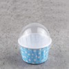 100 piezas de mini forros para cupcakes, vasos redondos de