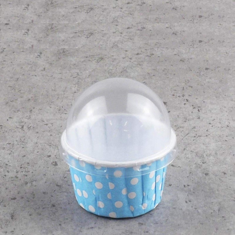 100 piezas de mini forros para cupcakes, vasos redondos de