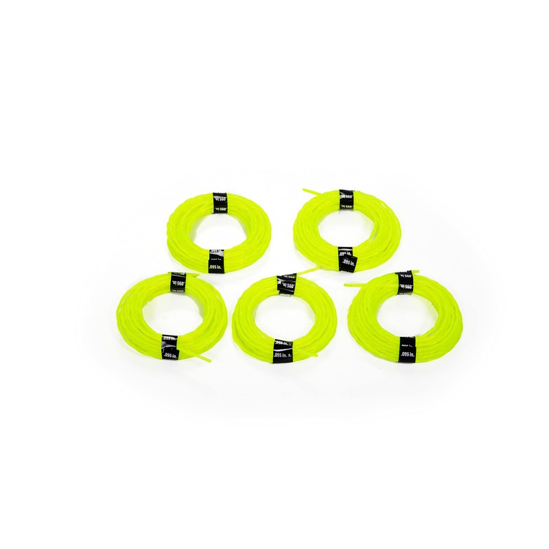 Greenworks 0.095" 5-Pack Pre-Cut Twisted String Trimmer Line