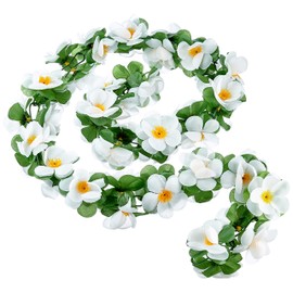 Basil Blumengirlande Flower Garland, weiß, One Size, 50182