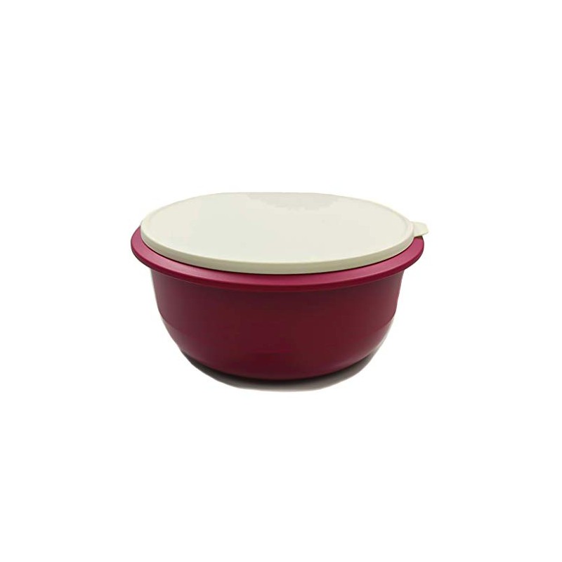 Tupperware Mixing Bowl Pro 6.0 L Dark Pink Yeast Dough