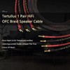 Tertullus 1 Pair HiFi OFC Braid Speaker Cable with Banana