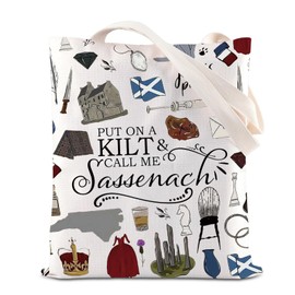BAUNA TV Show Sassenach Merchandise, Jamie Fraser Gift, Dragonfly Gift, Scottish Gift for Fans, beige