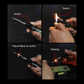 Gas Soldering Iron Pen Type Electric Soldering Iron Welding Tools Cordless Solder Iron