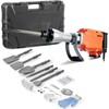 VEVOR Demolition Jack Hammer with 2/4/6 Chisel Bit, 360°C Swiveling