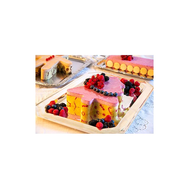 Decora Stainless Steel Shape X-Mas Tree, Silver, 36 x 18