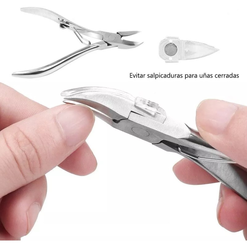 Lenio® Uñas Encarnadas Juego De Pedicura Acero Inoxidable