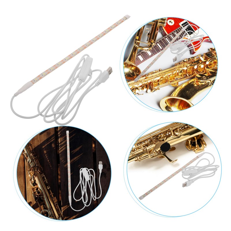 YARNOW High Brightness Saxophone Led Strip Flute Clarinet Leak Test