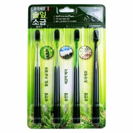 Median pine needle salt-containing bristle - ultra-fine bristle 4 bites 5ea
