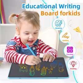LOMOOE LCD Writing Tablet for Kids,16 inch Colorful Screen Doodle Board,Eye Protection Drawing Tablet with High Brightness, Toddler Educational Toys Gifts for3-12 Years Old Boys Girls (Blue)…