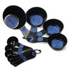 Chef Craft Easy to Read Plastic, Measuring Cup Set, 10