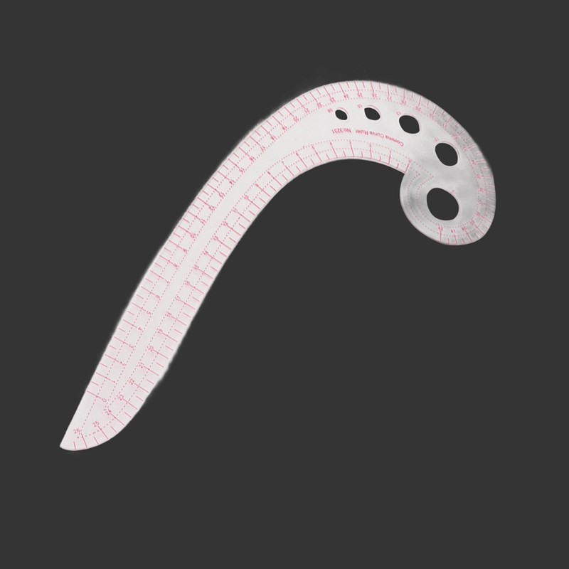 4Pcs Comma Curve Ruler Multifunction Combination Sewing Trimming Drawing Dressmaking