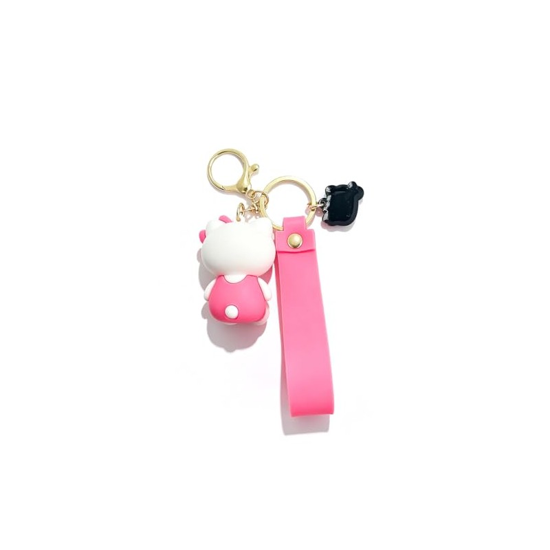 Kawaii Cat Keychain - Cute Cartoon Bag Charm for Women