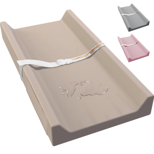 JVEOO JVEOO Vegan Leather Baby Changing Pad, Waterproof & Wipeable