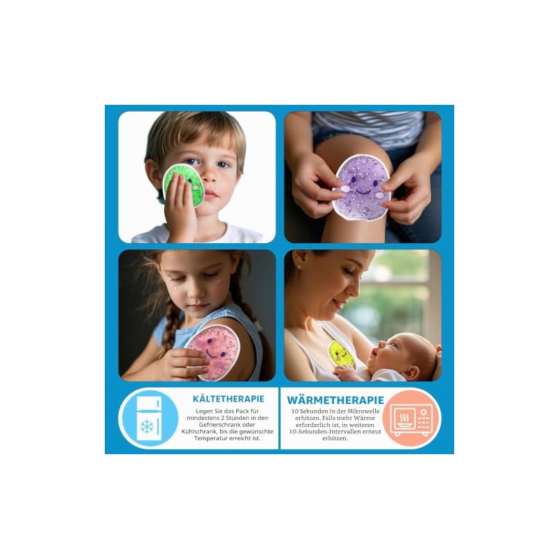 Kids Ice Pack for Hot and Cold Cool Soft Ice