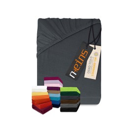 Classic Jersey Fitted Sheet Available In 34 Colours and 6 Sizes – 100% Cotton, 120 x 200 cm