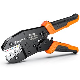 Crimping Pliers for Shrink Connectors, Preciva Butt Connector Pliers Crimping Pliers Suitable for 0.5 mm² - 6 mm²