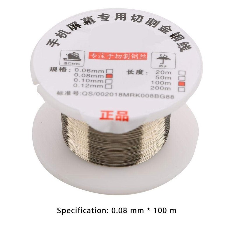 100m Molybdenum Cutting Wire Line Repair Tool for LCD Screen