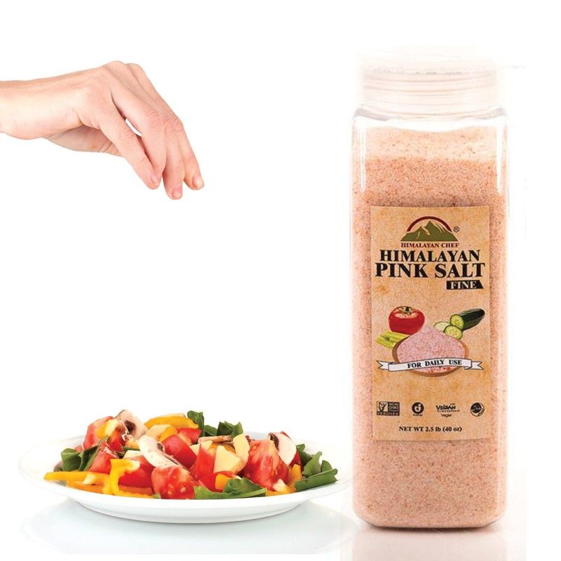 Himalayan Chef Himalayan Pure Pink Salt - Natural Fine Salt,