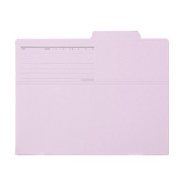 Plus FL-061PF 87-122 x 10 Portable Folder, A4 Horizontal Violet, 10 Sheets