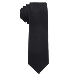 MASADA Mens Tie Handmade & Carefully Crafted 6cm Wide, black