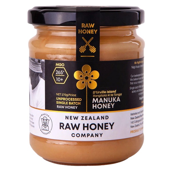 New Zealand Raw Honey Company - Manuka Honey MGO265+ 270g