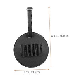 SUPVOX Leather Tee Pouch Golf Tee Holder Golfer Tee Organizer Golf Tee Holder Bag for Golfing Accessories