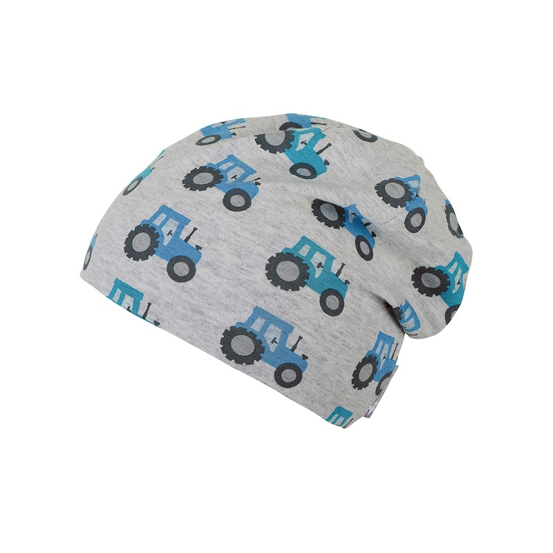 Sterntaler Baby Boys' Slouch Beanie Hat, Grey (Silver 513), 45,