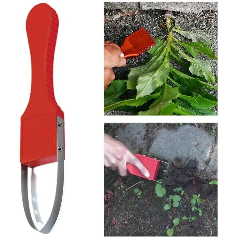 Garden Bandit Hand Loop Weeder Tool - Ergonomic Root Remover