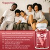 Vegan Iron Gummies Supplement - with Vitamin C, A, B-Complex,