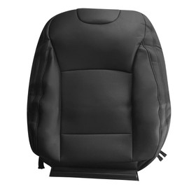 Zieichy Driver Side Top Back Replacement Perforated Leather Seat Cover Black Compatible with Subaru Outback 2015 2016 2017 2018 2019