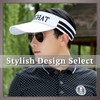 ONE LIMITATION CP091 Sun Visor, Golf, Running, Sports, Hat, Men's,