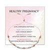 Healthy Pregnancy Crystal Bracelet Mom To Be Pregnancy Support Gift