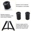 Children Astronomy Telescope with Adjustable Tripod Lightweight Portable Telescope for