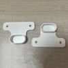 SPANSEE 2 PCS White Clothes Rail Holder Compatible with IKEA