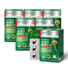 Nutri D Day Premium Lutein Plus 12 (PTP) 6 boxes eye health vitamin / 뉴트리디데이 프리미엄 루테인 플러스12(PTP) 6박스 눈 건강 비타민
