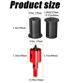 TuTuYa 6PCS 3/4 Inch Wall Grommets Black Cable Grommet for Starlink Wall Cable, Silicone Cable Wall Pass, Anti-Slip Wall Grommets for Starlink Cables, with 1PC 3/4 Inch Hole Saw