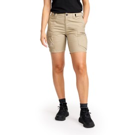 RevolutionRace Rambler Lightweight Pro Shorts for Women, Lightweight Shorts and Hiking Shorts for Women, Aluminium/Brindle