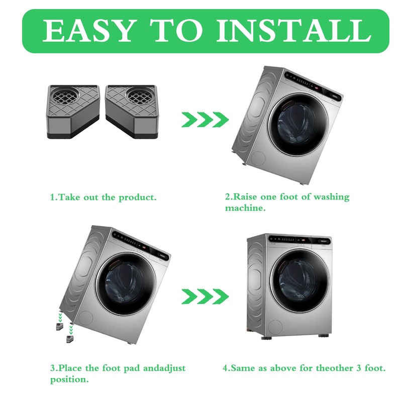 Washing Machine Anti Vibration Feet Pads,Anti Vibration Mat,Rubber Feet pad,