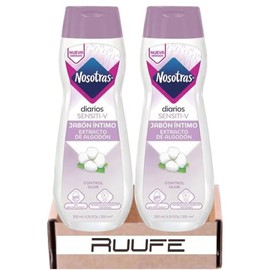 Intimate soap (2 pack) nosotras jabon intimo jabon intimo para mujer nosotras Intimate soap for woman by nosotras (Cotton Extract)
