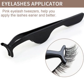 ZXUPOI 5 Pairs of Magnetic Eyelashes, Magnetic Eyelashes with Eyeliner, Artificial Eyelashes, Magnetic Waterproof, 3D Magnetic Eyelash Set with Eyeliner, Magnetic Lashes, Soft False Eyelashes