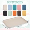 20 Pcs Plastic Art Trays, 10 Colors Stackable Activity Crafts