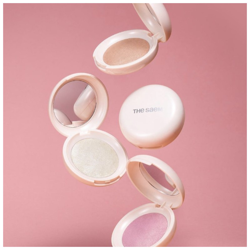 THE SAEM Glam Perfection Baked Highlighter 5.5g, Shade:02 PK02 Baby