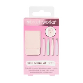 Brushworks Travel Tweezer Set - Pastels