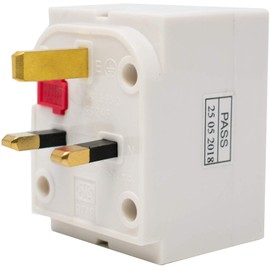 Indoor UK Plug Multi Adaptor 3 Way - Fitted with 13A Fuse White