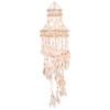 FAVOMOTO Natural Shell Wind Chime, Handmade Seashell Wind Chime Beach