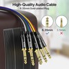 EBXYA 8-Channel 1/4 Inch TRS to TRS Snake Cables 10ft,