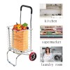Carrito De Aluminio Plegable Para Mandado Compras 50 Kg